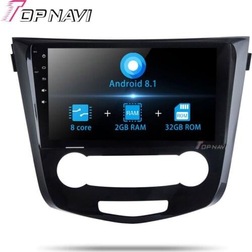 2 din Autoradio 10.1'' Android 8.1 For Nissan Qashqai 2016 Stereo Car GPS Navigation Multimedia Players Radio with WIFI NO DVD