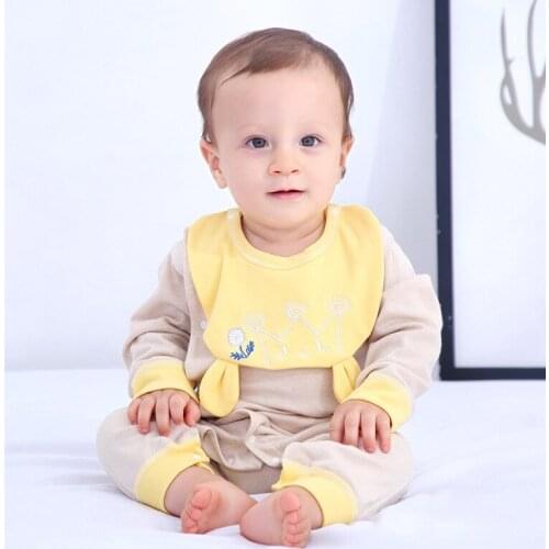 Free shipping! Spring and autumn conjoined clothes for infants and young children