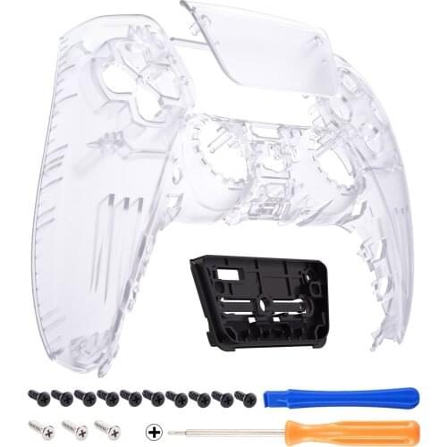 EXtremeRate DIY Replacement Custom Touchpad Front Housing Shell Touch Pad Cover Faceplate for PS5 Controller