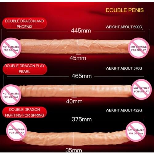 Two-Headed Penis Sex Doll Adult Product Female Masturbation Device Dildos For Women Adult Toy Sex Tools for Females 2020 New