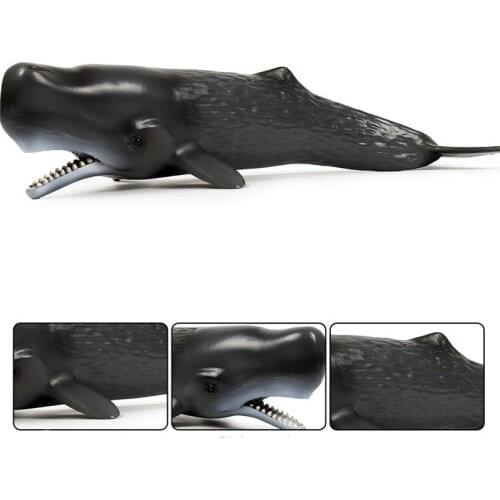 Sperm Whale Animal Model Action Figure Sea Animal Action Figures Collection PVC Children Cognitive Toys