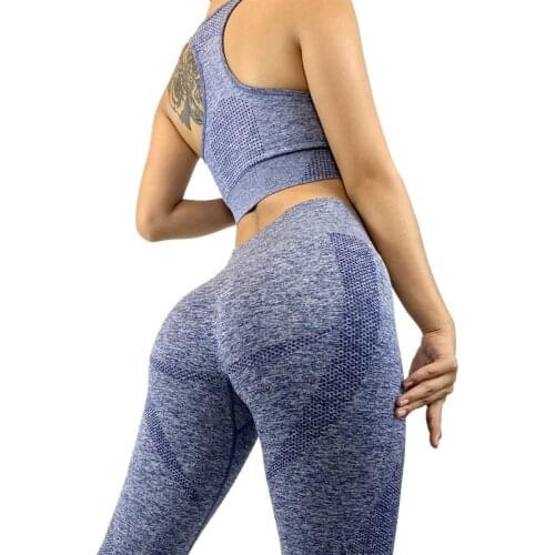 Hot spot tights suit 2021 spring and summer new shockproof sports bra seamless fitness pants