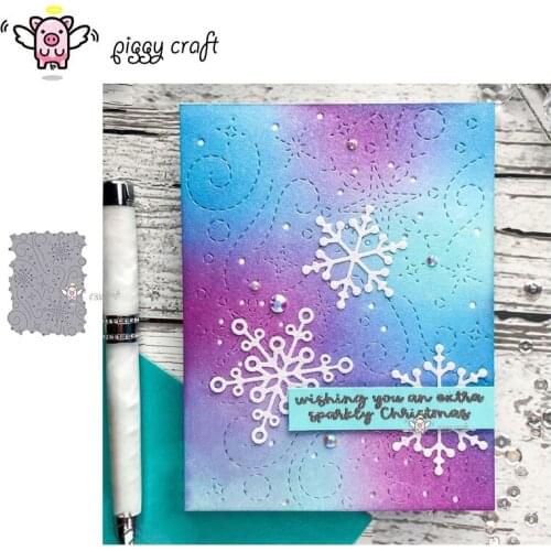 Piggy Craft metal cutting dies cut die mold Stars clouds background Scrapbook paper craft knife mould blade punch stencils dies