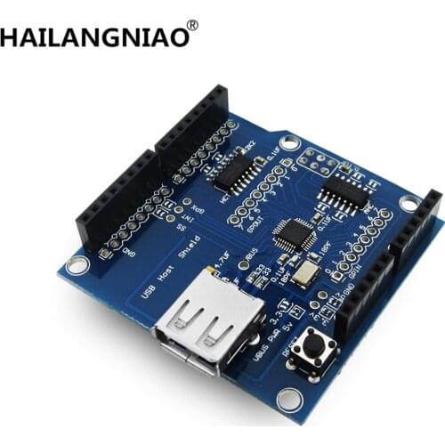 New 5pcs/lot USB Host Shield 2.0 for (Suppot Google ADK) , Drop