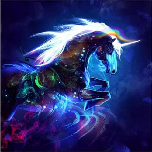 New Arrivals 5D DIY Full Round/Square Diamond Painting Unicorn 3D Embroidery Cross Stitch Rhinestone Mosaic Home Decor Art YC902
