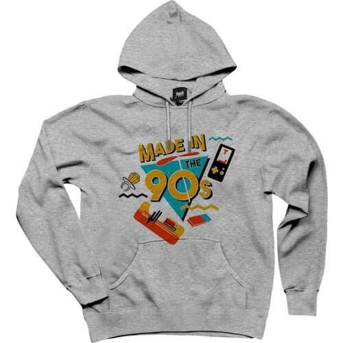 Clothing 90s Nostalgia Gray Hooded Sweatshirt Hoodie Womens Sweatshirt Oversized Hooded Sweatshirts Hoodies Old School Style
