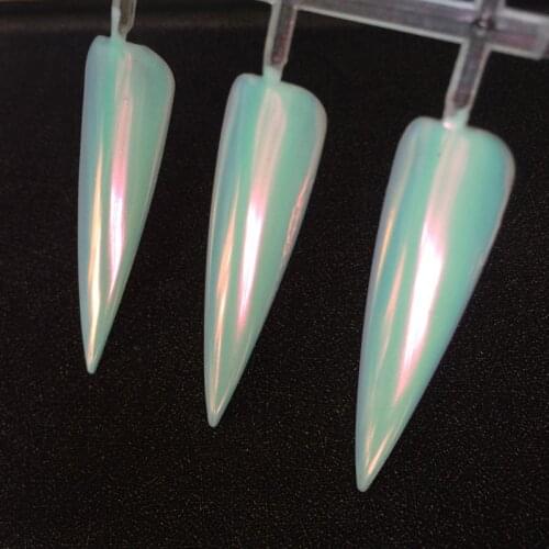 WHOLESALE Red Aurora Neon Pigment Powder Chameleon Mermaid Unicorn Chrome Nail Rainbow Dust Nail Art DIY