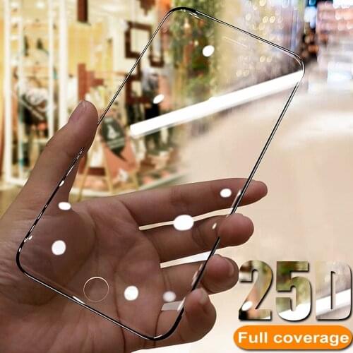 Full cover for iphone X XR XS max 7 8 plus 11 pro max tempered glass phone screen protector protective film on glass smartphone