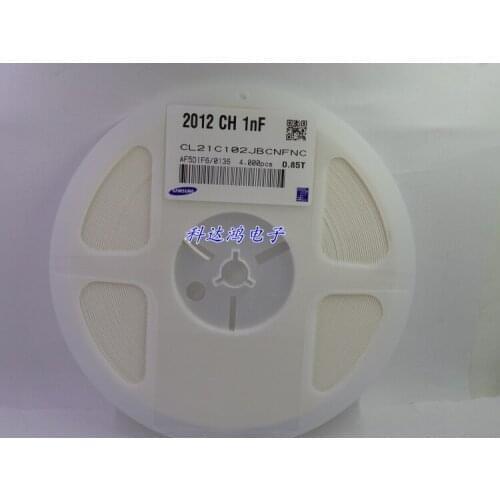 CL21C102JBCNNWC CL21C102JBCNNNC CL21C102JBCNFNC CL21C102JBANNWC 0805 1nF 50V C0G ±5% ceramic capacitor Professional chip capacit