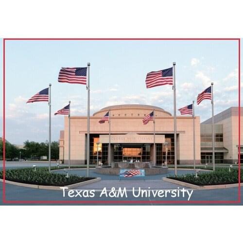 USA Travel Magnets Gifts 78*54mm Texas A&M University Memorabilia Magnet 20125
