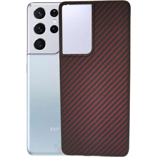 Carbon Fiber Telefoon Case Voor Samsung Galaxy S21 Ultra Galaxy S21 Plus Real Carbon Fiber Ultradunne Hard Cover