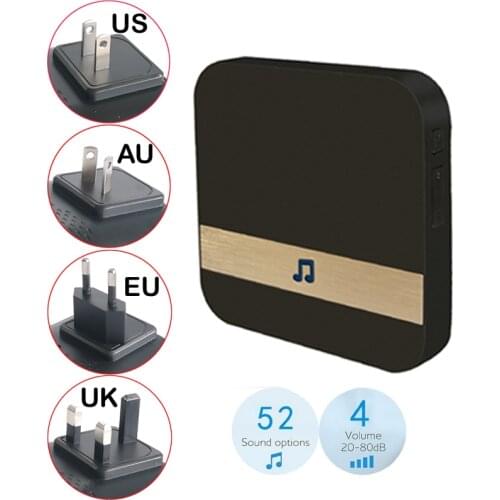 AC 90-250V Smart Indoor Doorbell Wireless WiFi Door Bell US EU UK AU Plug Tosee app and Anyhome App For V5 B30 B10