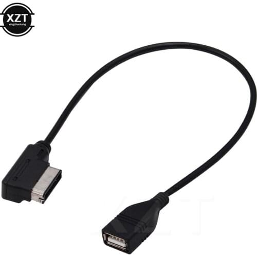 Universal USB AUX Cable Music MDI MMI AMI to USB Female Interface Audio AUX Adapter Data Wire For A3 A4 A5 A6 Q5 For MK5