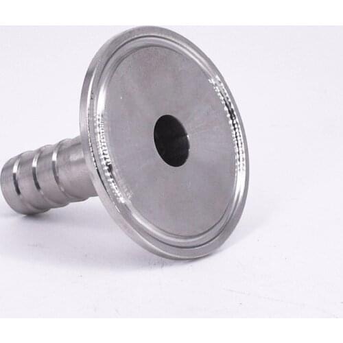 14mm Hose Barb x 1.5" Tri Clamp SUS 304 Stainless Steel Sanitary Tri-Clamp Hosetail Coupler Fitting Home Brew