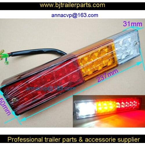 2 X LED trailer light Rear Tail Stop Indicator Reverse Lights Truck Trailer Lamps, 12V,Tail Light, trialer parts