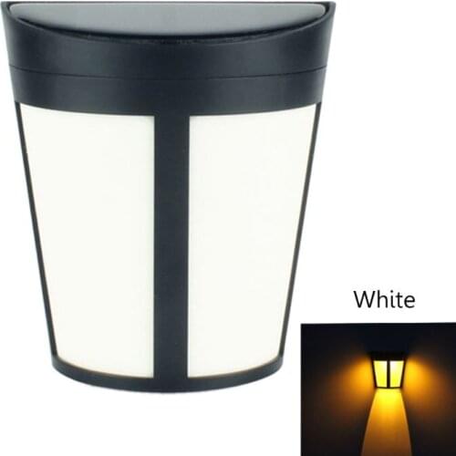 6 LED Solar Outdoor Garden Wall Lights Waterproof Decoration Lamp for Garden New 2020