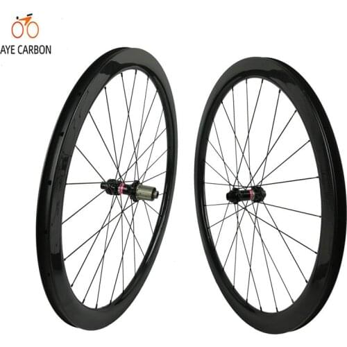 Disc brake 650B carbon fiber road bike wheels 45mm depth 29mm wide center lock and 6 bolts carbon disk gravel bike wheelset