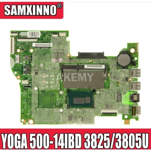For Lenovo YOGA 500 -14IBD FLEX3-1470 YOGA500-14IBD Laptop motherboard 448.03N03.001M CPU 3825/3805U DDR3 100% test OK