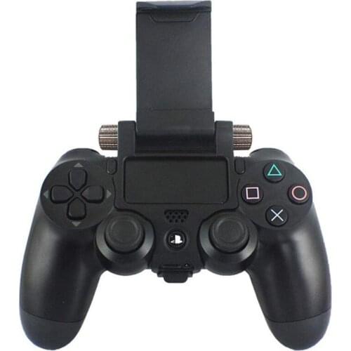 For PS4 Gamepad Stand Cellphone Bracket Adjustable Gaming Gamepad Wrap Holder Mount for PlayStation 4 Controller