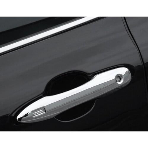 For Toyota Yaris 2020 2021 ABS Chrome Auto Accessory Door Protector Handle Decorative Cover Decorative Sticker Car Styling 4pcs