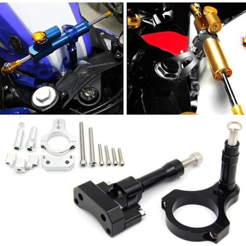 For YAMAHA YZF R3 YZFR25 MT-03 MT-25 Motorcycles Adjustable Steering Stabilize Damper Bracket Mount Support Kit Accessories
