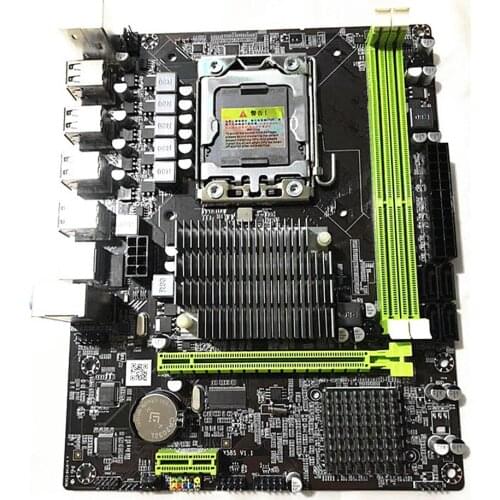 X58 PC Computer Desktop Motherboard LGA1366 CPU Interface DDR3 MSATA V1.6 Mainboard Systemboard X5660 5670cpu