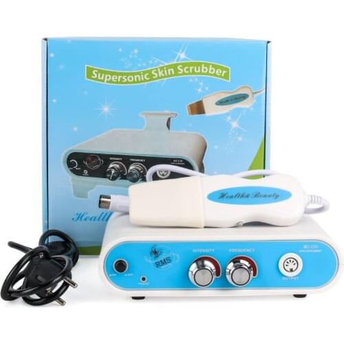 Powerful Ultrasonic Facial Skin Scrubber Deep Cleaning Blackhead Acne Spots Remover Peeling Beauty Skin Care lifting Massagr