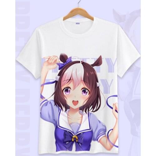 New Pretty Derby T-Shirt Anime Special Week Silence Suzuka T shirt Fashion Women Men Tees Top