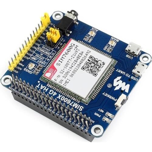 Raspberry Pi 4th Generation 3b SIM7600G-H 4G Expansion Board 4G / 3G / 2G Communication GNSS Positioning