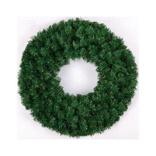60cm Christmas wreaths green ornaments Christmas decorations for home decorations Christmas ornaments Christmas garland