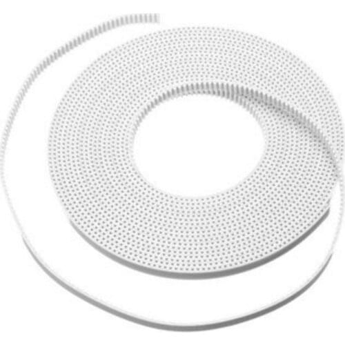 DuoWeiSi 3D Printer Parts 5 Meter 2GT-6mm White Polyurethane Timing Belt For 3D Printer Accessories
