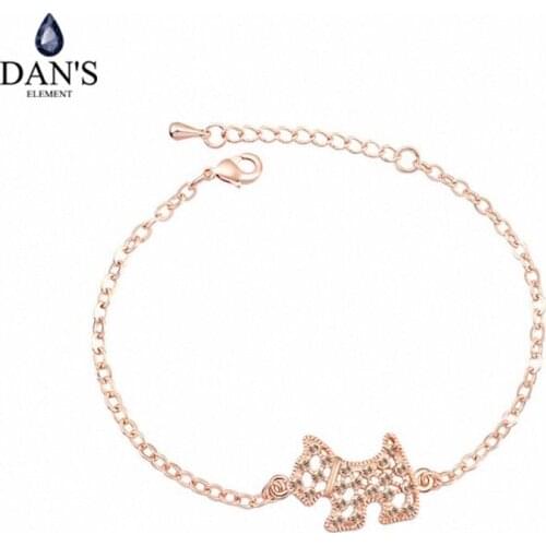 Dans Element Austrian Crystals jewelry White gold Color Fashion Bangle With Crystal Ball For Women new sale Vintage #107388