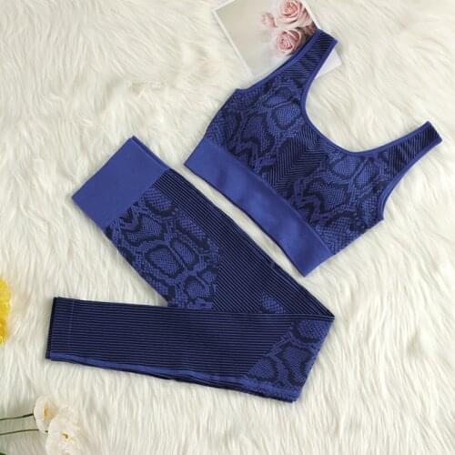 CHRLEISURE Womens Tracksuit Snake Pattern Suit Tracksuit Set Jogger Women Sets Clothes 2021 Sportswear Sexy Outfit