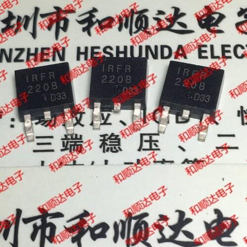 10pcs/lot IRFR220B New Spot TO-252 4.6A 200V