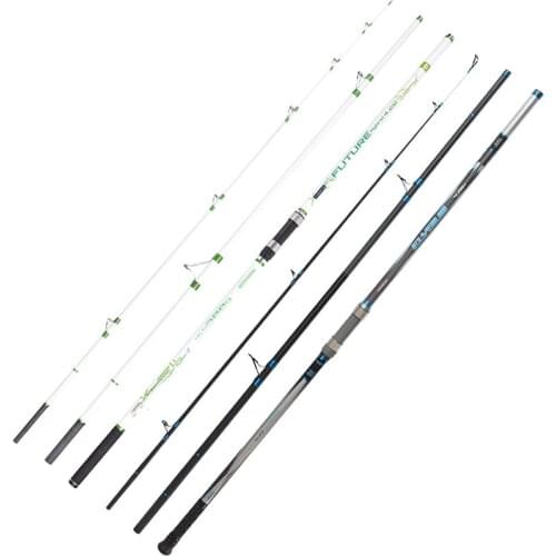 2pcs 4.25M long casting carp rod beach far shot high carbon fiber insert section gaming 3section surf rod