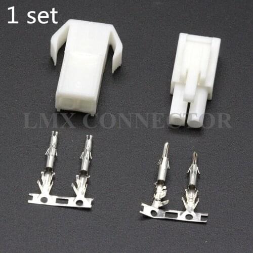 20/Set 4.5mm EL-2P Male Shell+ Female Socket +Terminal Pairs Locking Plug-in Connectors