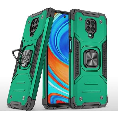 2021 for Xiaomi Redmi Note 9S Note 9 Pro Case Cover Luxury Armor Rugged Military Shockproof Car Holder Phone Case