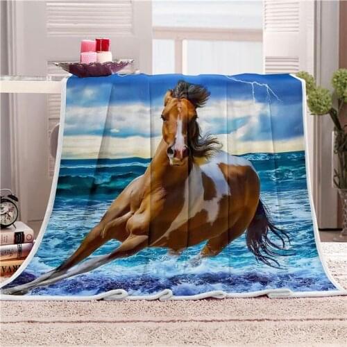 3D Animal Realistic Printing Thickened Soft Plush Winter Home Children Super Soft Warm Office Double Blanket Best Gift