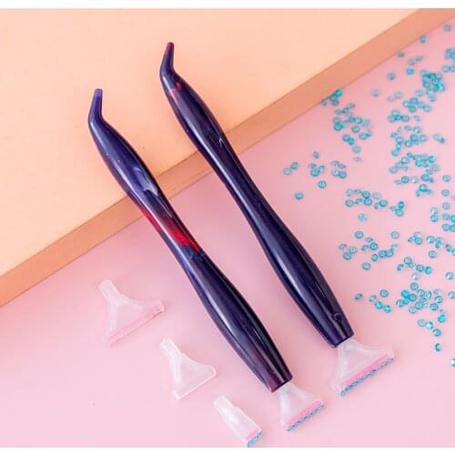 5D Diamond Painting Tool Accessories Elbow Tip Resin Crystal Point Drill Pen for Diamond Embroidery Adults and Children Gift