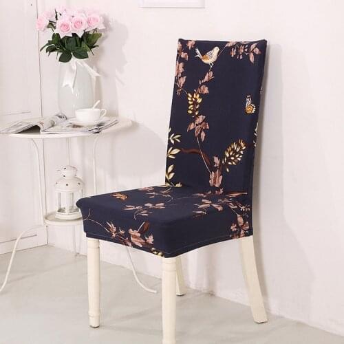 Naturelife Silky Elastic Seat Case Antifouling Home Printing Chair Covers Removable Modern Pattern American Seat Protector