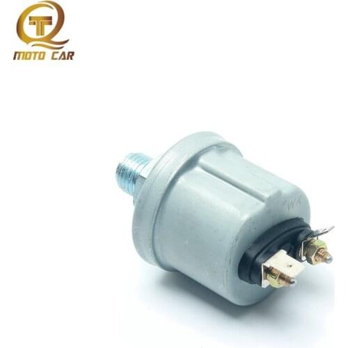 For Car Engine Oil Pressure Sensor VDO Meter Pressure Sensor Warning Alarm 1/8 NPT 0-10 Bar 10MM for Boat Ship Train Vehicle
