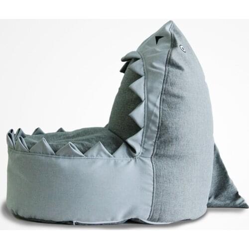 Childrens Lazy Sofa Cute Animal Shark Fabric Lazy Sofa Removable and Washable