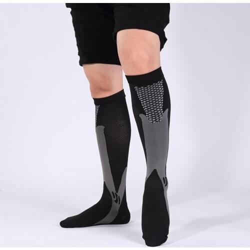 Outdoor Running Sports Breathable Nurses Athletic Compression Calf High Socks Nurses Athletic Compression Calf High Socks