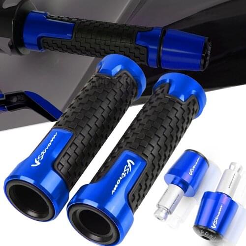 For SUZUKI V-Strom 250 650 1000 DL650 DL1000 DL250 Vstrom 2013-2018 7/8" 22MM Motorcycle Handlebar Grips Handle Bar Cap End Plug