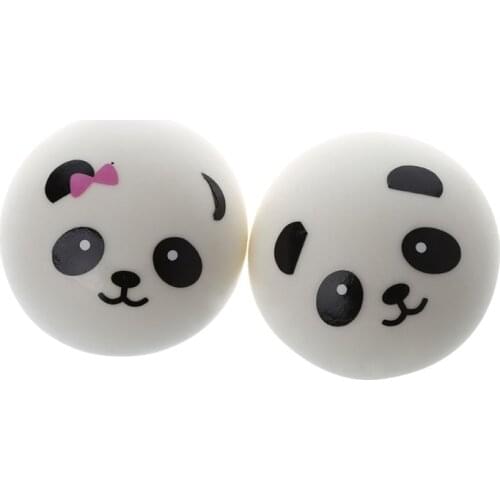 Squishy Panda Bun Stress Reliever Ball Slow Rising Decompression Toys Kids Toy R9JD