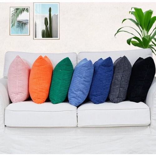 Free Shopping Corduroy Fabric Cushion Cover 40/45/50/55/60/65/70cm Decorative Throw Pillow Case HT-NPCJC-A