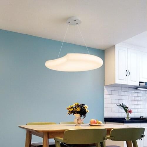 Nordic Contracted LED Pendant Light Apply To Living Room Childrens Bedroom Study Modern Creative Moon Design Decor Luminaire