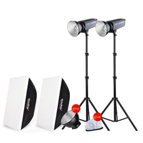 Godox SL200W Kit White Version LCD Panel LED Video Light Wireless Control for Wedding Journalistic Video Recording Photo Studio