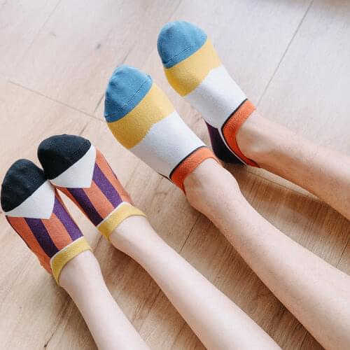 Korean fashion couple socks calcetines mujer harajuku chaussette femme skarpetki damskie women style japan cotton sock slippers