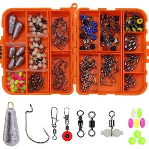 177Pcs Fishing Tackle Kit Fine Workmanship Multifunction Large Capacity Rust Resistant Fishing Accessories Set for Fishing Enthu